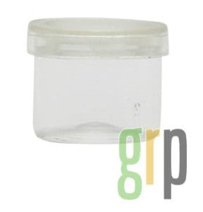 6 ml Glass No Neck Concentrate Container Clear Cap for Cannabis Concentrate Packaging