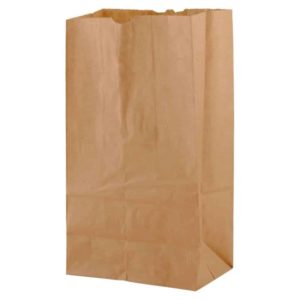 Small SOS Promotional Pharmacy Bags for Dispensary Exit Packaging in Brown
