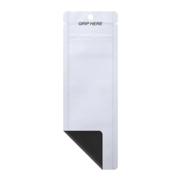 Vape Clear Matte Black GRIP ‘N RIP™ Child Resistant Bag